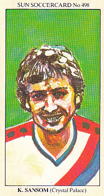Ken Sansom Crystal Palace 1978/79 the SUN Soccercards #498